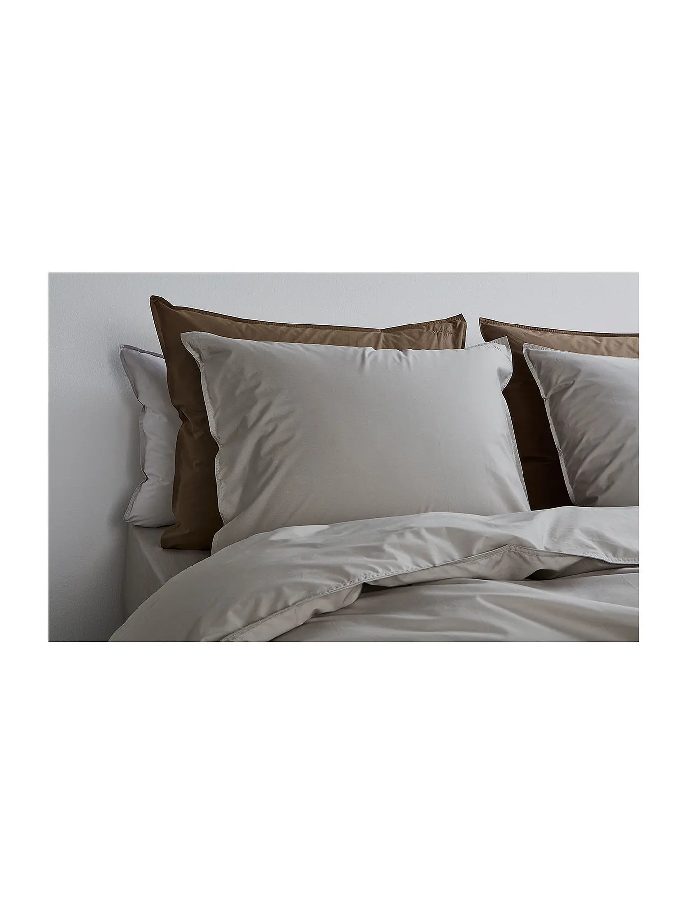 SUITE702 | Perkal Bettwäsche 70x90cm/140x200cm Silver Grey | 